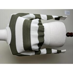 Madewell Cropped Striped Sweater XXS Long Sleeve Knit Pullover